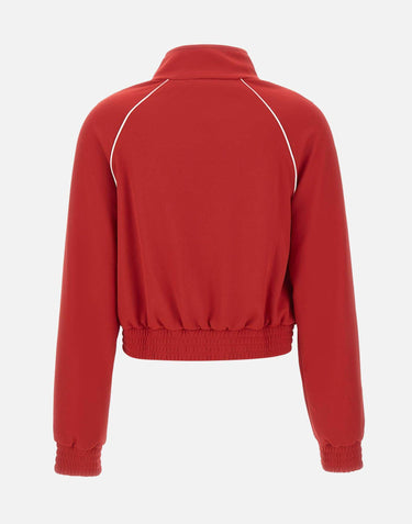Felpa retrò con logo JA066710326RE33 RUBY SPORTY & RICH 