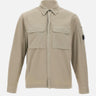 Camicia overshirt in gabardine 20CMOS156A 110143G904 C.P. COMPANY 