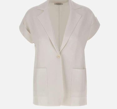 Blazer in maglia smanicato 194107 001 KANGRA 