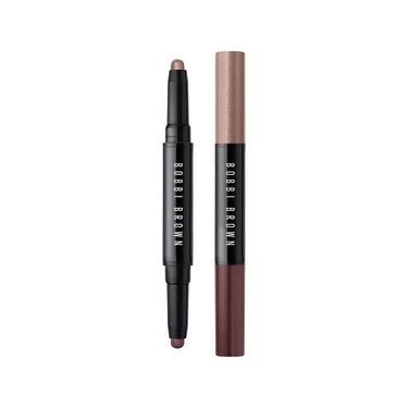 "Dual-Ended Long-Wear Cream Shadow Stick Pink Steel Shimmer / Bark Matte" 1.6 gr EYTX070000 1.6GM BOBBI BROWN 