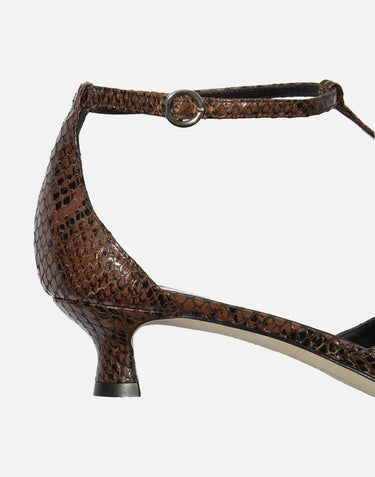 Scarpe con tacco "Liz" PU0596006003 MOKA AEYDE 