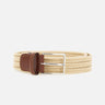 Cintura elasticizzata in cotone intrecciato 207 WHITE ATHISON 