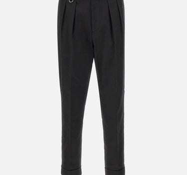 Pantaloni in cotone e lyocell B0515183 9000 PAOLO PECORA 