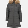 Piumino lungo con pelliccia "Kristin" 25WBLDK03103 006047978GG BLAUER 