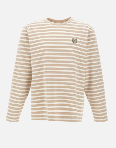 "Bold Fox Head Patch Marin Tee-Shirt" PM00122KJ0044 0393 MAISON KITSUNE' 