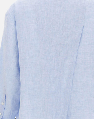 Camicia "Boyfriend" in misto cotone e lino CFWWSI2013 FRUT52953131 WOOLRICH 