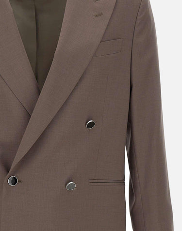 Blazer doppiopetto relaxed fit in fresco lana stretch 4032G2002Y 26000029 MANUEL RITZ 