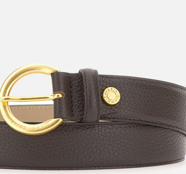 Cintura in pelle con fibbia tonda CNK00958 GRNESPRESSO GIANNI CHIARINI 