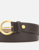 Cintura in pelle con fibbia tonda CNK00958 GRNESPRESSO GIANNI CHIARINI 