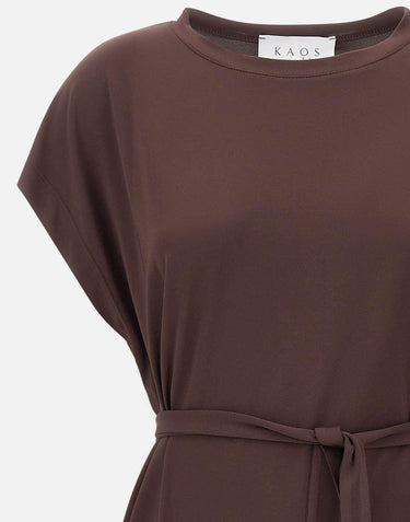 Blusa con cintura SP1MA003 6044 KAOS 