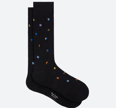 "Sock Keanu Stamp" M1A800MOT584 79 PAUL SMITH 