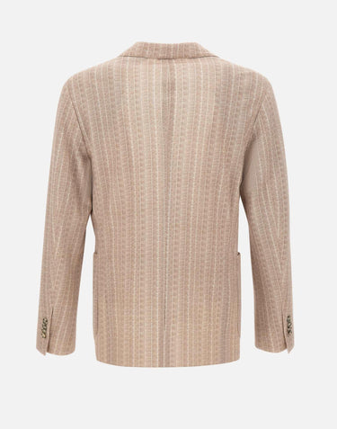 Blazer "Nuvola" riga in jersey misto cotone 4032G2728MC 26327126 MANUEL RITZ 