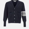 "Milano stitch v neck cardigan" MKC160A 00014415 THOM BROWNE 