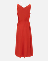 Abito con scollo a V in misto cotone V169552035 870POP VINCE. 