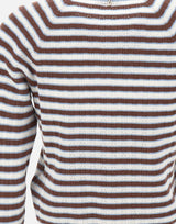 Cardigan in misto cotone a righe CA6067MS52G C3975 LIU-JO 