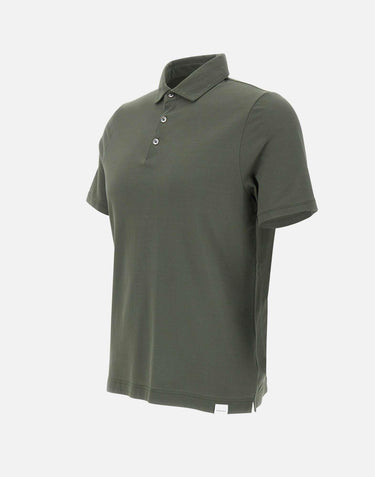 Polo in cotone Supima DK87102 MILITARE DIKTAT 