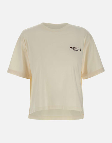 T-shirt "Logo tee"  in cotone CFWWTE0101 FRUT38558887 WOOLRICH 