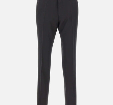 Pantaloni slim fit in serge di lana vergine 50469174 001 BOSS 