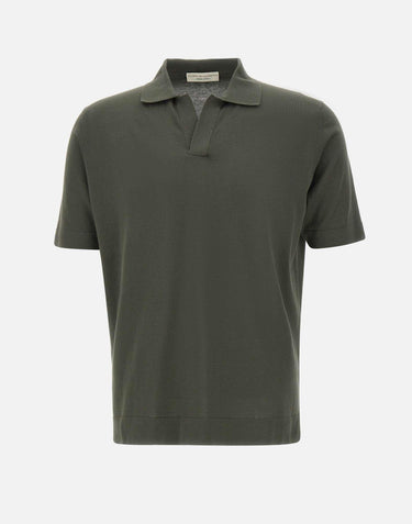 Polo in crepe di cotone PL0MCSK CR14R570 FILIPPO DE LAURENTIIS 