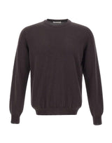 Pullover girocollo in lana vergine 402201 146 KANGRA 