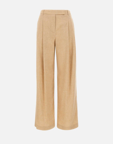 Pantaloni palazzo in misto lino e lana M85PANH06 TES0M047173 ELEVENTY 