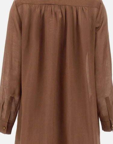Abito chemisier in garza ramié ricamata 2616231012600 062 MAX MARA STUDIO 