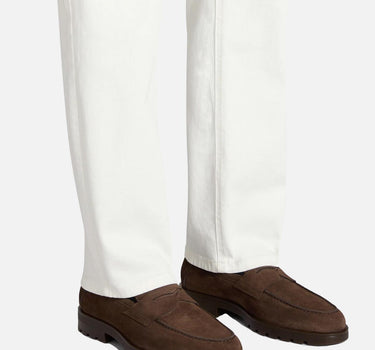 Mocassino penny in suede MGDC18610DTRBSEY T50 SANTONI 