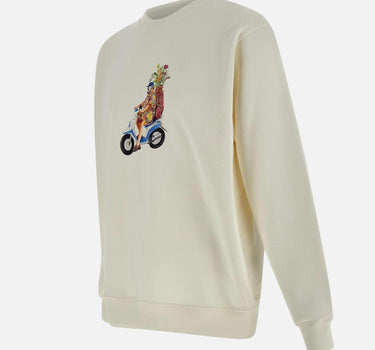 Felpa "Golfeur" in cotone SW162 CO127OFFWHITE DROLE DE MONSIEUR 