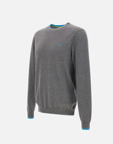 Maglia in lana e cotone K44125 47 SUN68 