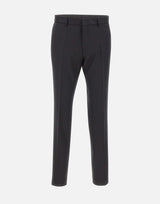 Pantaloni slim fit in serge di lana vergine 50469174 001 BOSS 