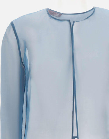 Giacca crop in organza di seta<BR/> 2616191034600 066 MAX MARA STUDIO ELEGANTE 