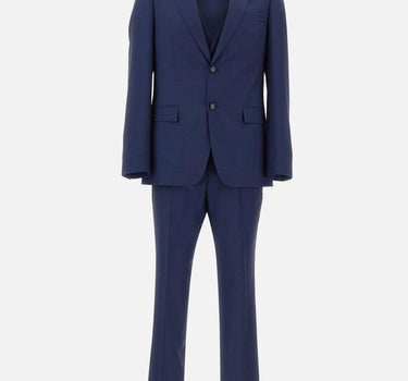 Abito tre pezzi slim fit in lana vergine 50561836 404 BOSS 