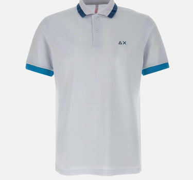 Polo "Big stripes on collar" A35112 01 SUN68 