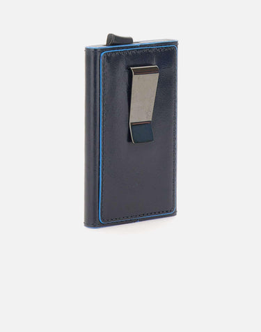 Portacarte di credito con sliding system PP6514B2BLR BLU2 PIQUADRO 