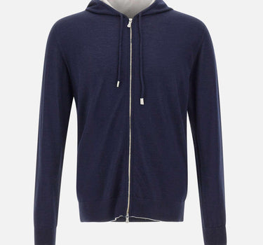 Felpa full zip in misto lana M76MAGM69 MAG0M0431102 ELEVENTY 