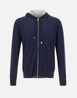 Felpa full zip in misto lana M76MAGM69 MAG0M0431102 ELEVENTY 