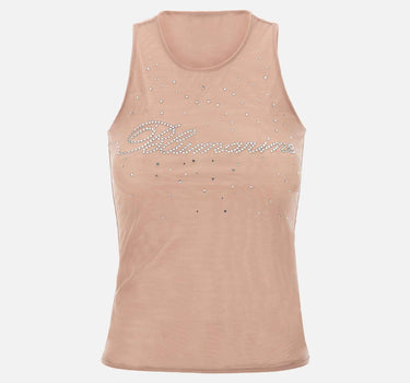 Top in tulle con punti luce 4T061A N0120 BLUMARINE 