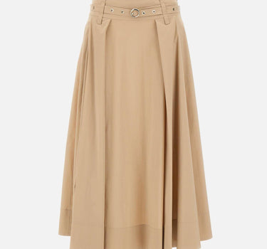 Gonna midi in popeline CA6274T297A P9574 LIU-JO 