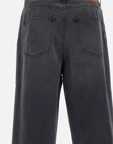 "Wide cut jeans" MFW24WIDECUTCRE BLACK SEFR 