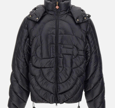 "Monogram Quilted Nylon Puffer Jacket" MAW25OT140 01 CASABLANCA 