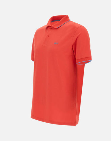 "Small stripes on collar polo" A35110 10 SUN68 