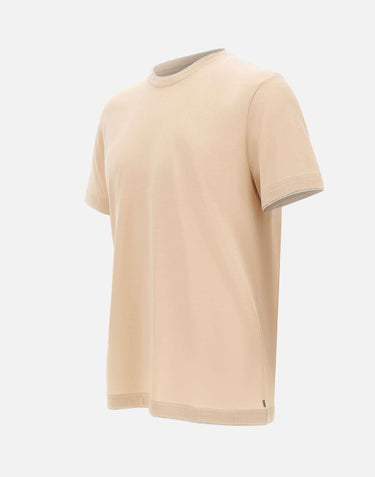 T-shirt con bordini a contrasto M75TSHJ01 TES0M23710213 ELEVENTY 