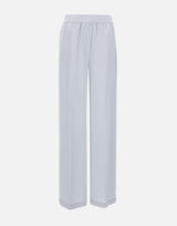 Pantaloni relaxed fit in crêpe fluido 50557442 462 BOSS 