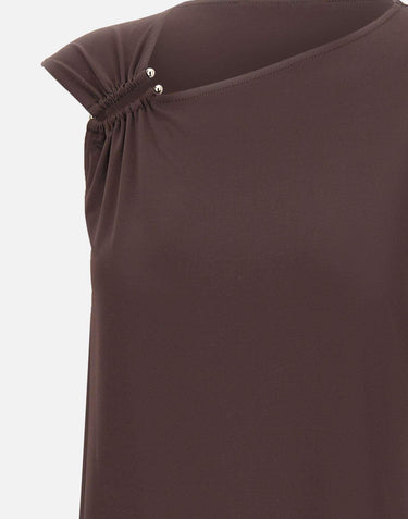 Blusa asimmetrica SP1MA007 6044 KAOS 
