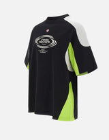 T-shirt over con blocchi di colore MSS26JTS066 01 CASABLANCA 