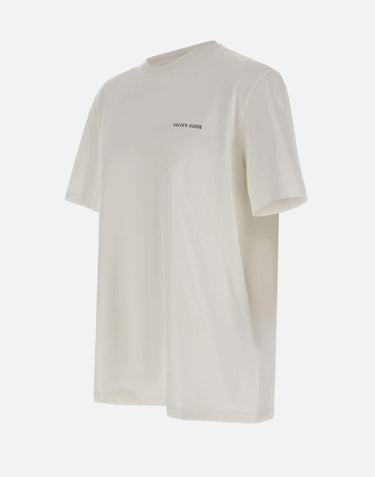 T-shirt in jersey di cotone GMP01220 P00238010363 GOLDEN GOOSE 