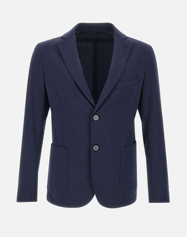 Blazer in cotone DK87601 BLU DIKTAT 