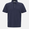 Polo in modal e cotone DK87111 BLU DIKTAT 