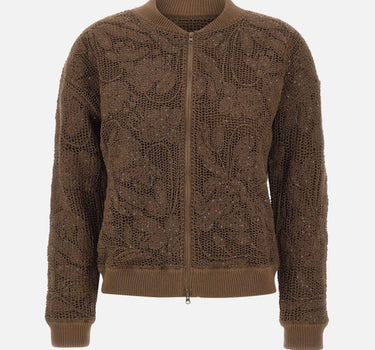 Giacca bomber con ricamo cornely 393109 133 KANGRA 