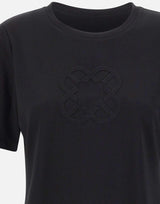 T-shirt con ricamo monogram G071Z000590N 033 ELENA MIRO' 